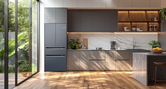 厨房的摆设布局 AI 生成的内容可能不正确。